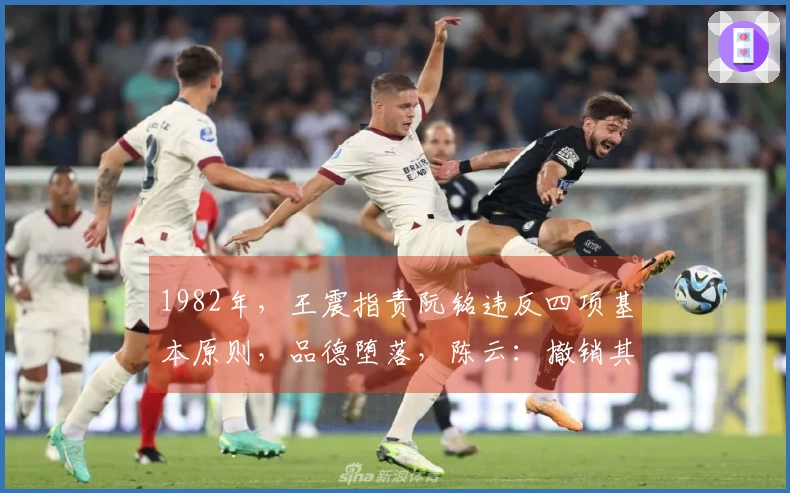 1982年，王震指责阮铭违反四项基本原则，品德堕落，陈云：撤销其党籍